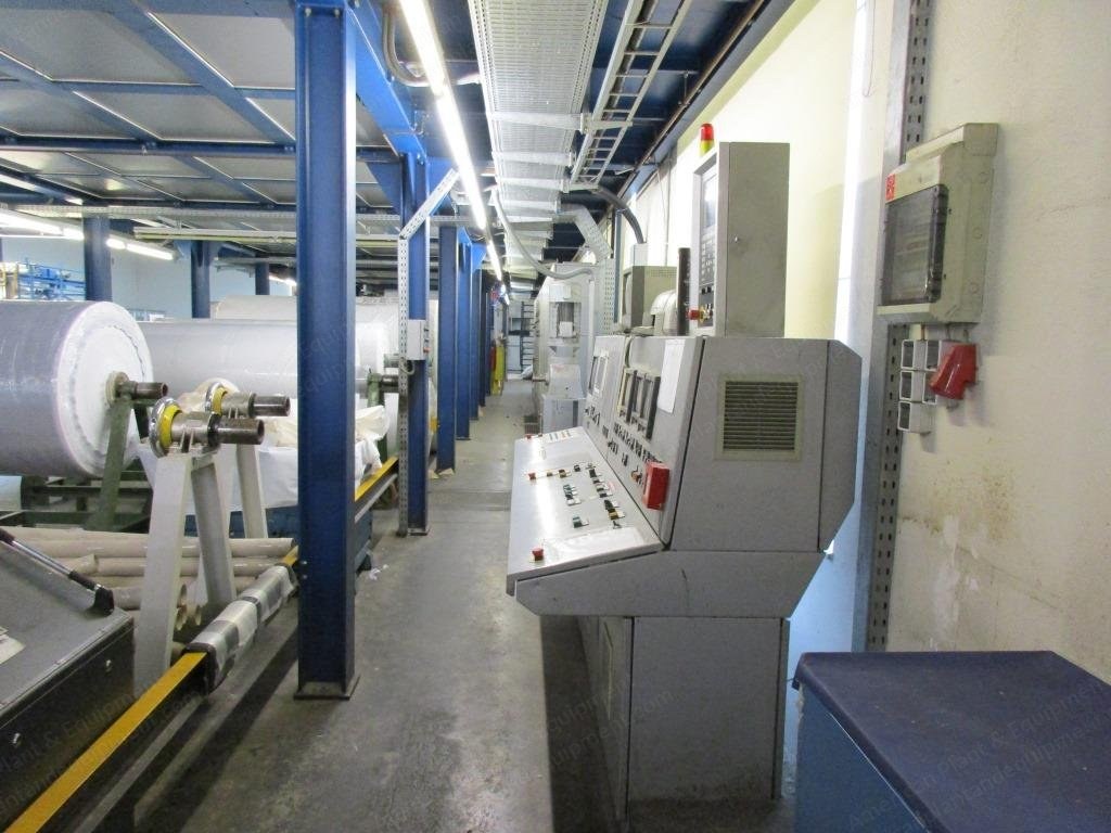 Bruckner, 1996, Stenter, Width 2800mm, 8 Chambers, Gas Heated, Horizontal Pin Chain