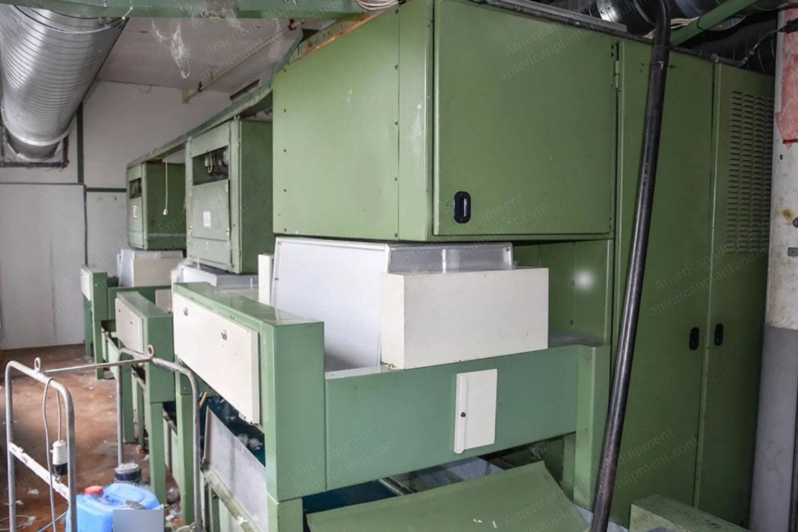 Hergeth/Trutzschler Fiber Opening Line, 3x Bale Openers, 1x Fine Opener