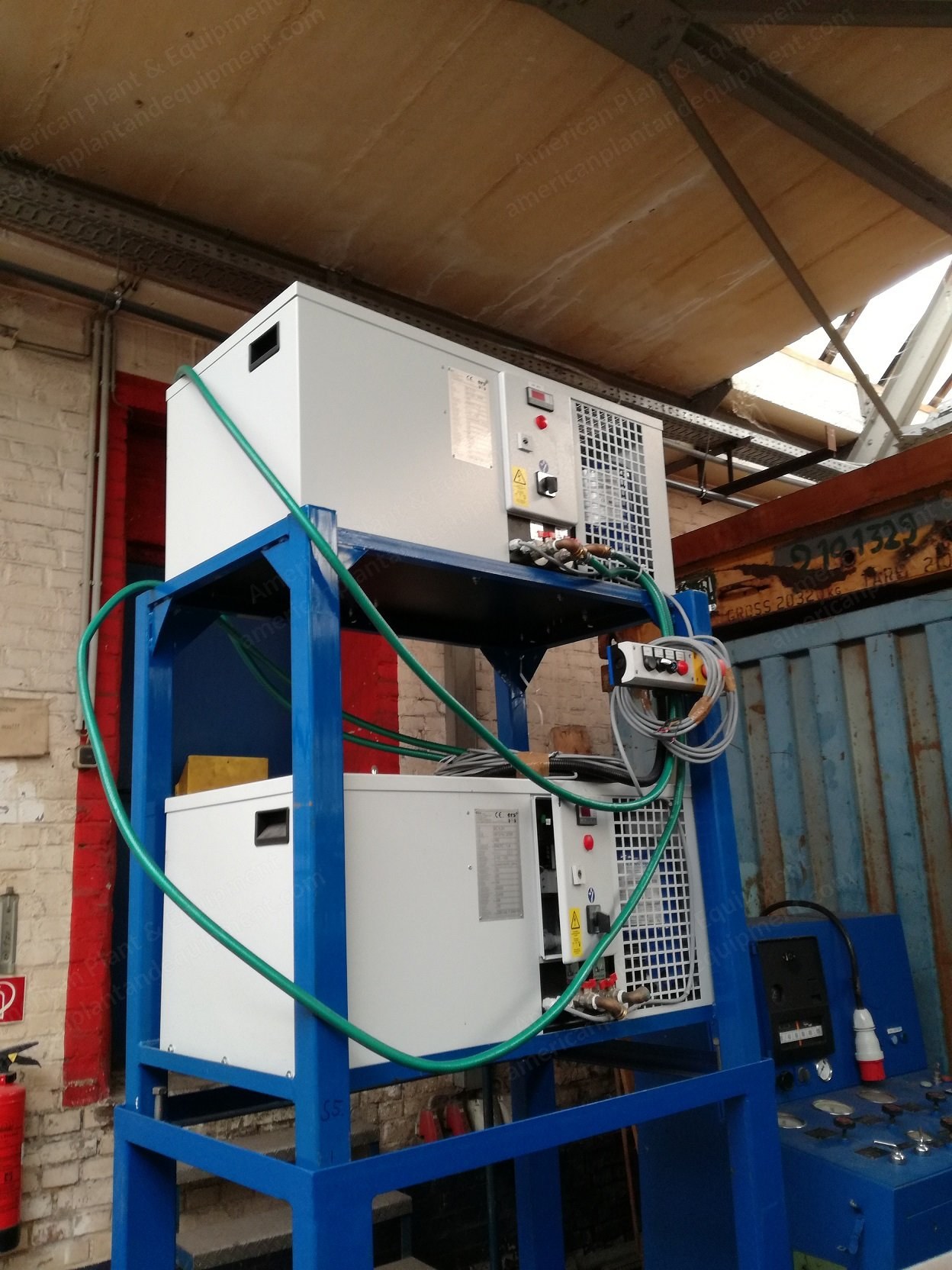 Suchy, SC-5-2V, 2008, Calibrating Calender, Width 3700mm, 2 Cooling Rollers
