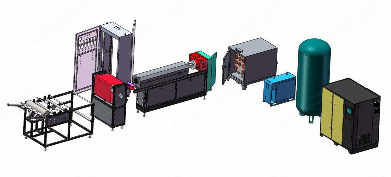 NovaStar, NN107, Meltblown Fabric Line Machine, 600mm Working Width, 11000x2000x3000mm