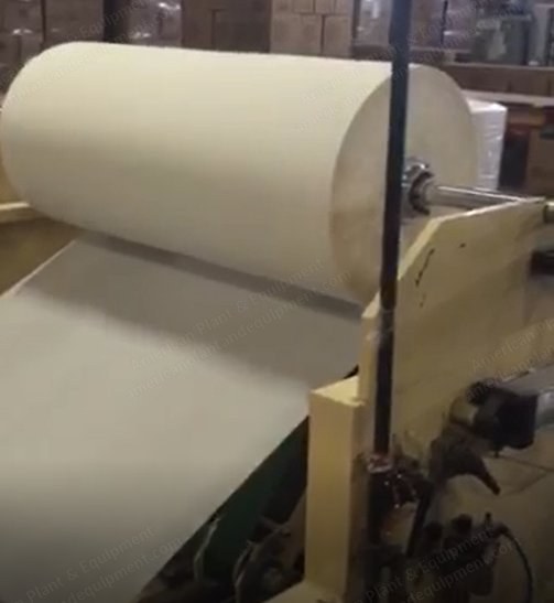 Foshon, 12" Napkin Folder, 2016, 50" Web Width, 2 Color Flexo, 4 Lane