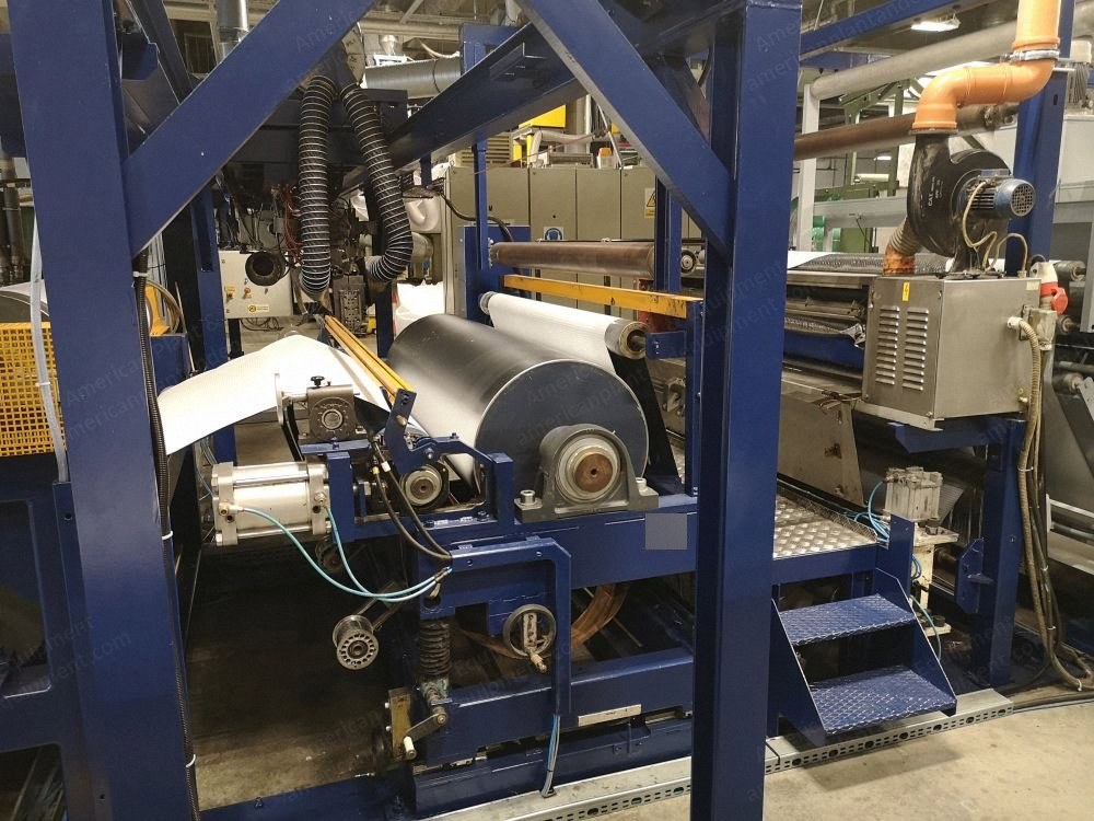 SML, Stacotec 75/1500, 2000, Coating Machine with Extruder, Working Width 1600mm, with Winder