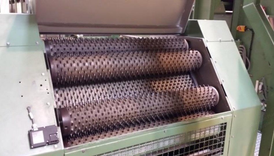 Temafa, 0201, 1987, Carding Willow, Width 1200mm, Feed Table 2500mm