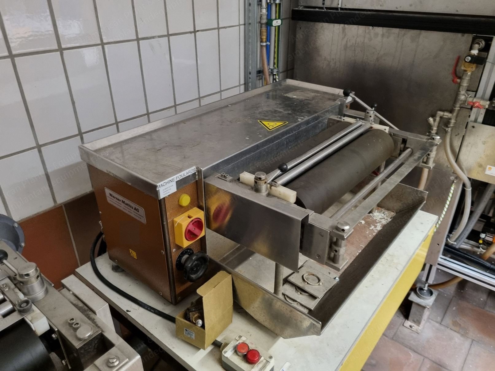 Mathis, 2-Roller Lab Padder, 500mm, Horizontal