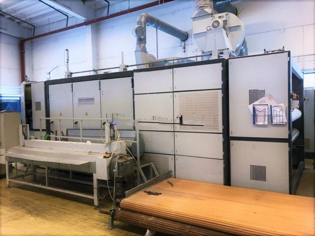Schott & Meissner, Thermobonding Oven, 2000, 2300mm Working Width, Double Belt, Cooling Section