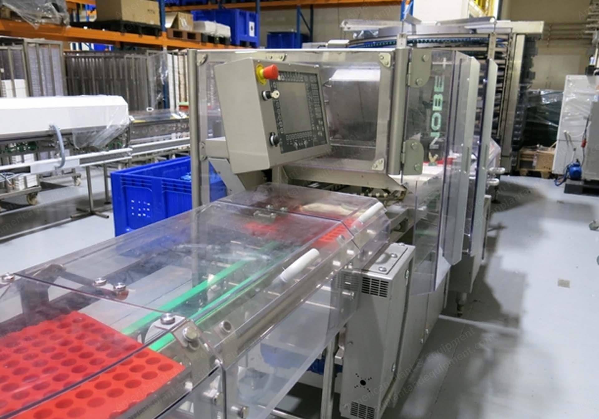 Knobel, Alpha Compact, Chocolate Moulding Line, Mould Size 380x295x30mm, 9-Tier Spiral Cooler