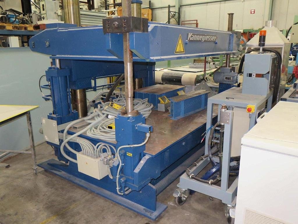 Kannegiesser, MFT 12.5x20.5/12, 1989, Molding Press, Plate 2050x1250mm, 100000 KP Clamping Force