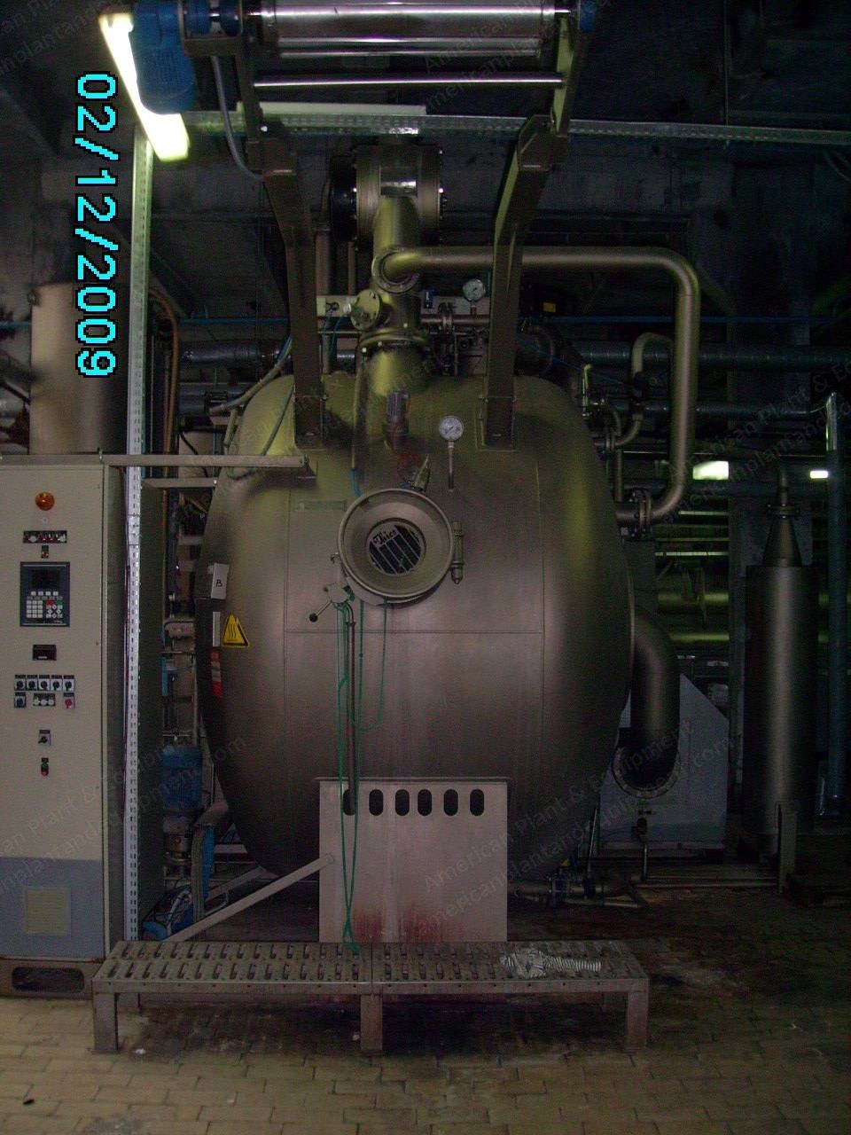 Thies, Luft-Roto-Plus 140, 2006, Dyeing Machines, Max Load 180kg to 720kg