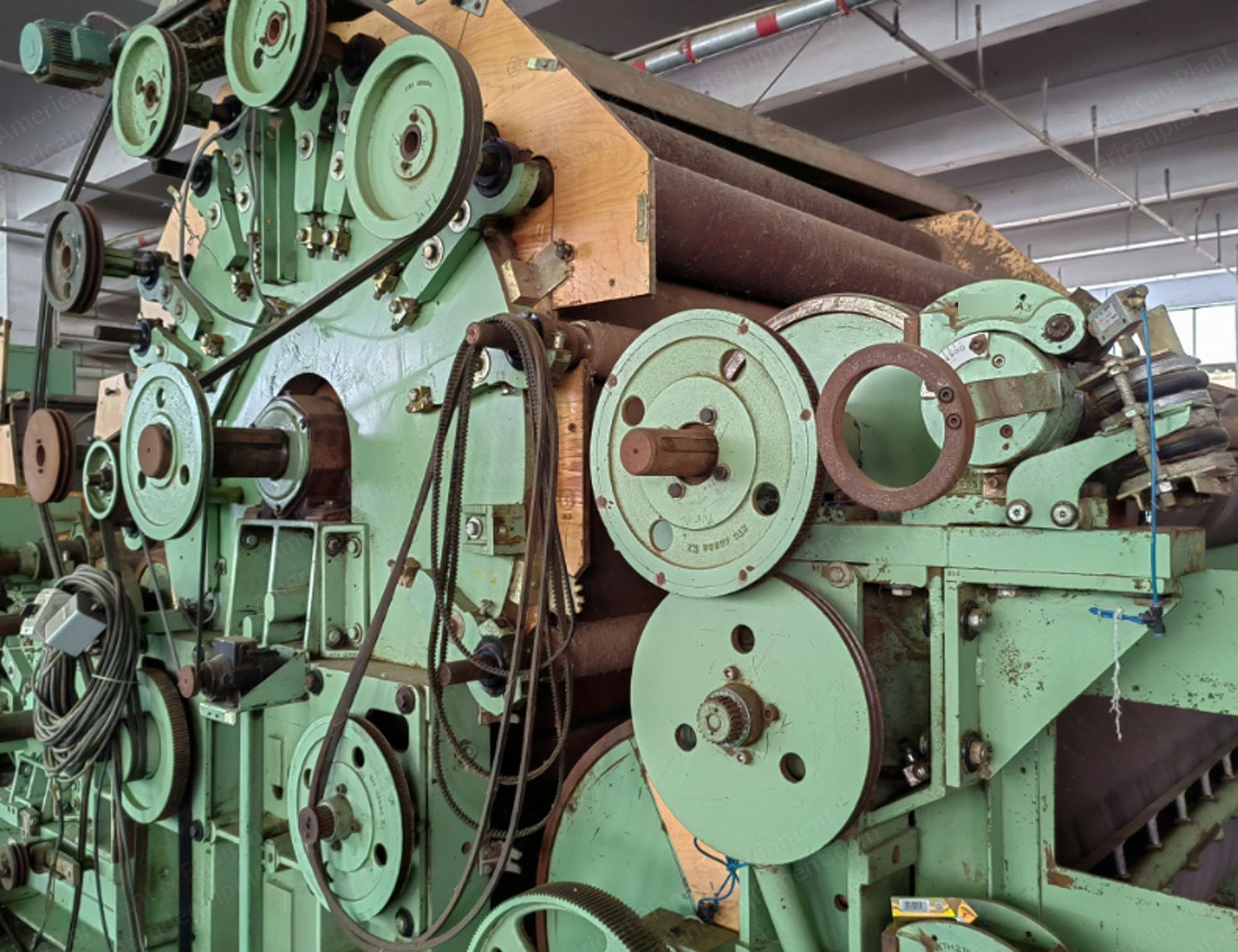 Thibeau, CA7, 1997, Double Doffer Card, Working Width 2500mm, Barrel 1000x1200