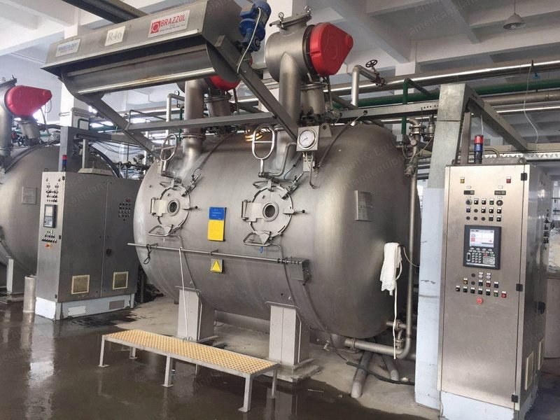 Brazzoli, 2012, HTHP Dyeing Machines, 250kg and 500kg Capacities, Lot Sale