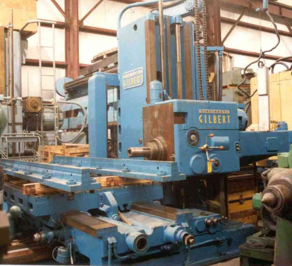 Cincinnati Gilbert, Table Type Horizontal Boring Mill, 5" Spindle, 92" x 53" Table, 25 HP