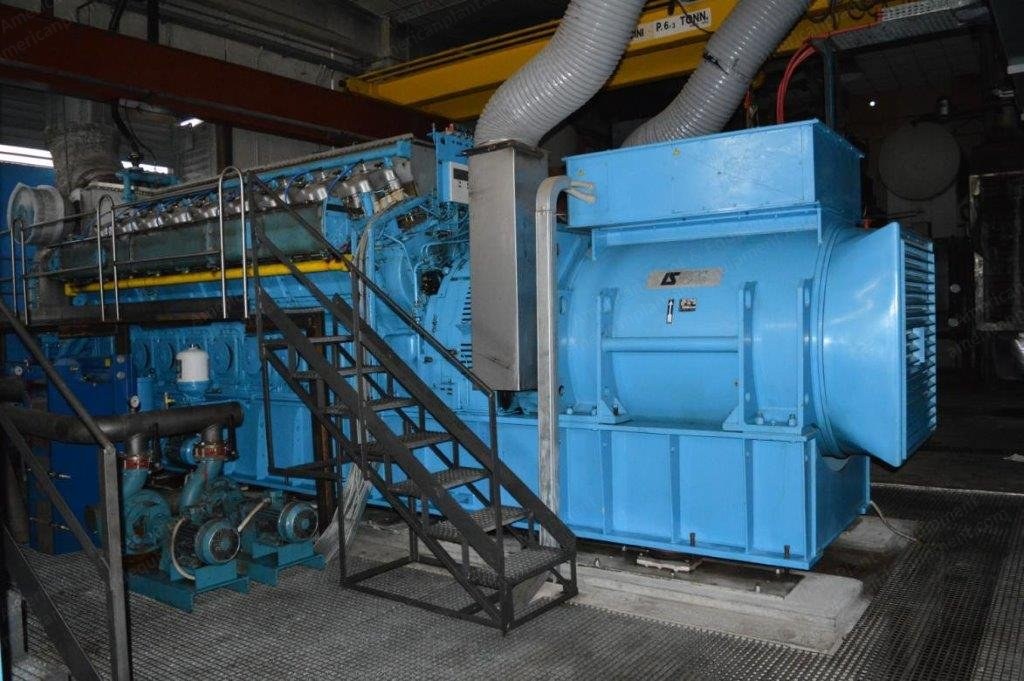 Rolls Royce, KVGS 4.1, 2007, 7 MW Power Station, 400V, 18 Cylinders