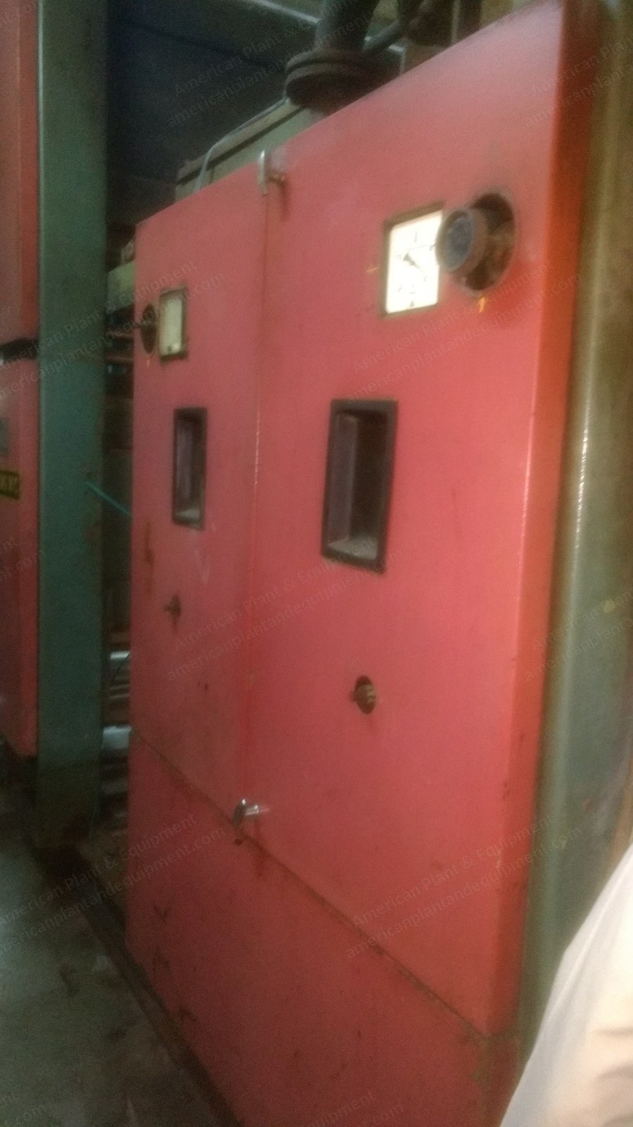 Osthoff Gas Singeing Machine, 2200mm, 1998, Double Burner, Brushing Unit