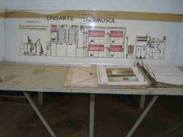 Monforts, Thermex CC/CC, 1999, Continuous Dyeing Range, 2000mm Working Width, Gas Fired