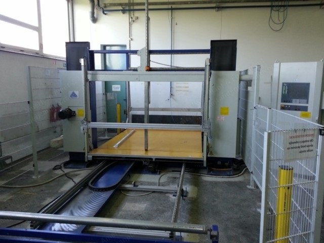 Albrecht Baumer, OFS 222, 2006, Horizontal CNC Cutting Machine, 2200x2200x1250mm Cutting Area, Oscillating Knife