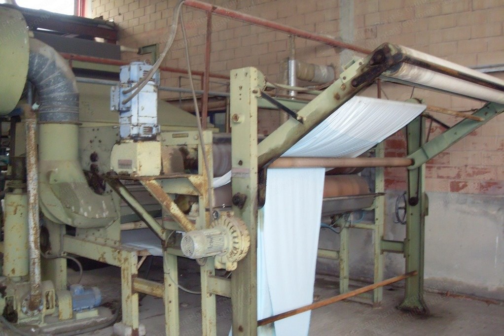 Osthoff-Kleinewefers Singeing Machine, 2000mm, 2 Heads, Gas Heated