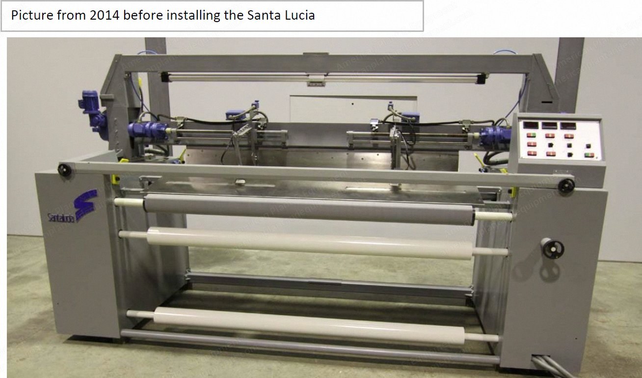 Krantz Stenter, 2200mm, 3 Chambers & Santa Lucia Coater, 2400mm, 2014