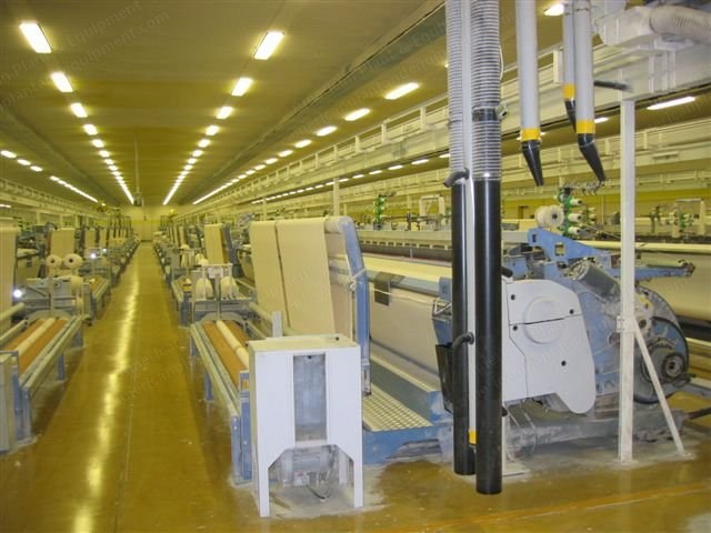 Sulzer, P7300, Complete Denim Plant, 156 Looms, Indigo Warp-Dyeing Line