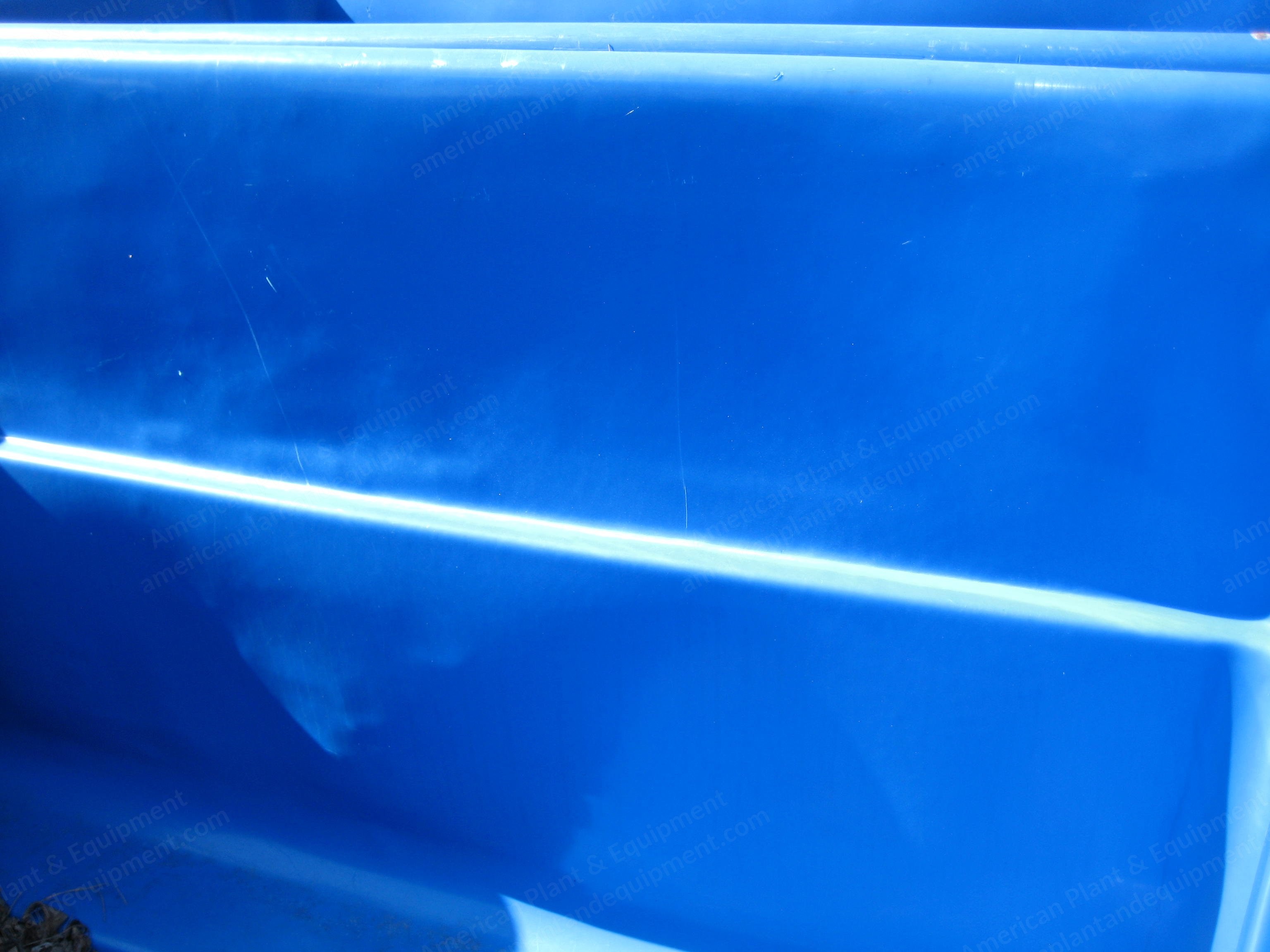 Plastic Dye House Tubs, Steel Frames, 123x40x30 Inches and 71x42x36 Inches