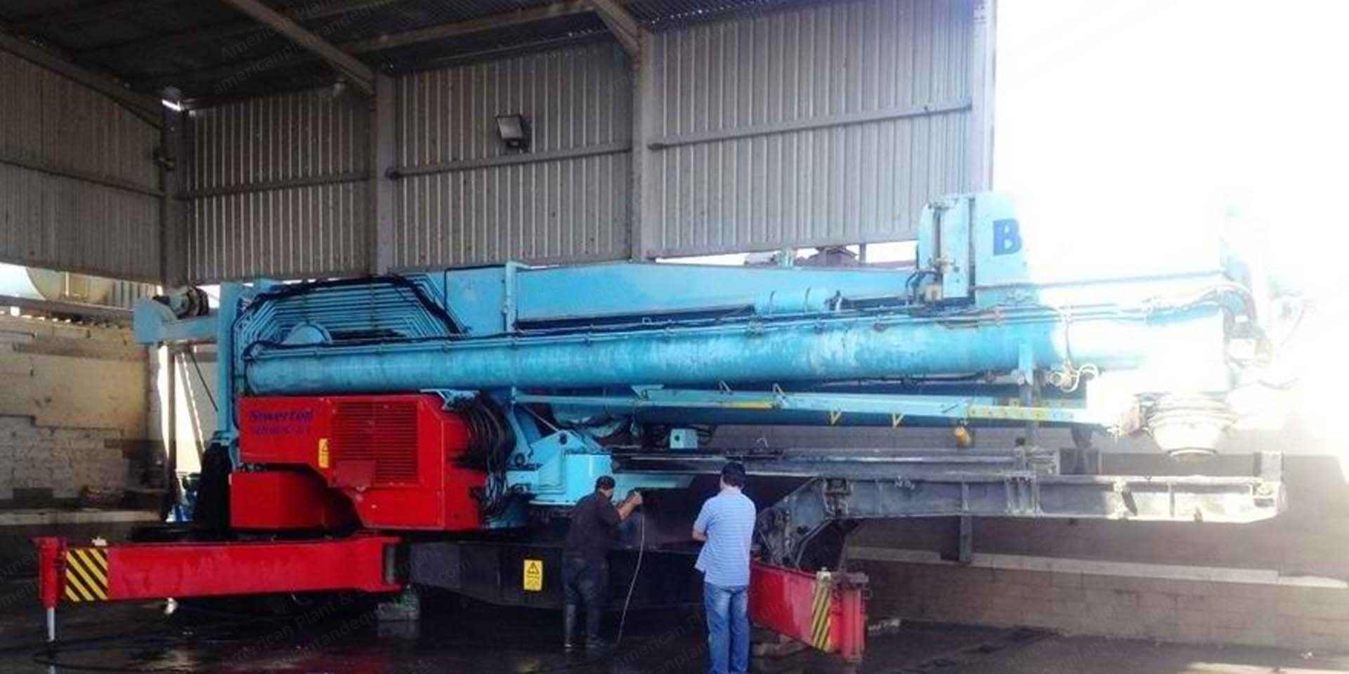 Siwertell, 5000 S, Road Mobile Screw-Type Ship Unloader, 300tph Capacity