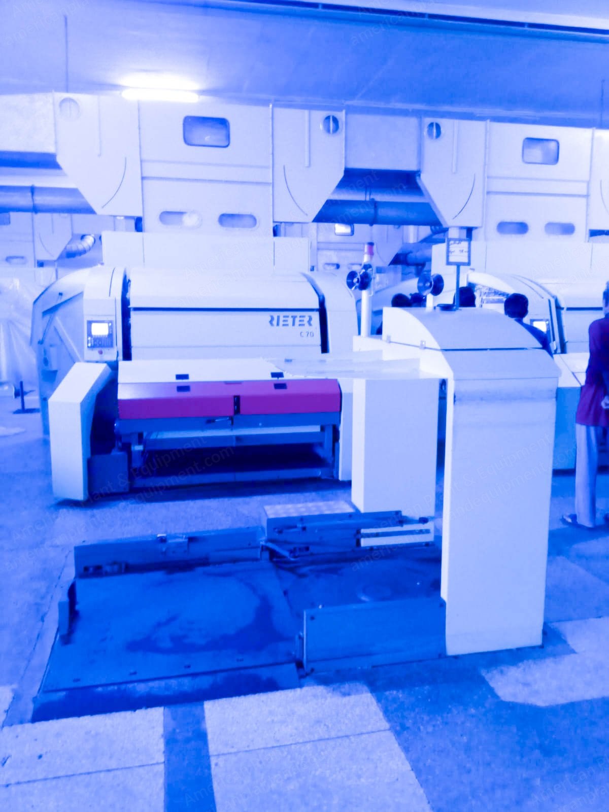 Rieter, C70, Carding Machines, 40 inch Can Diameter, with Autoleveller, 8 Units