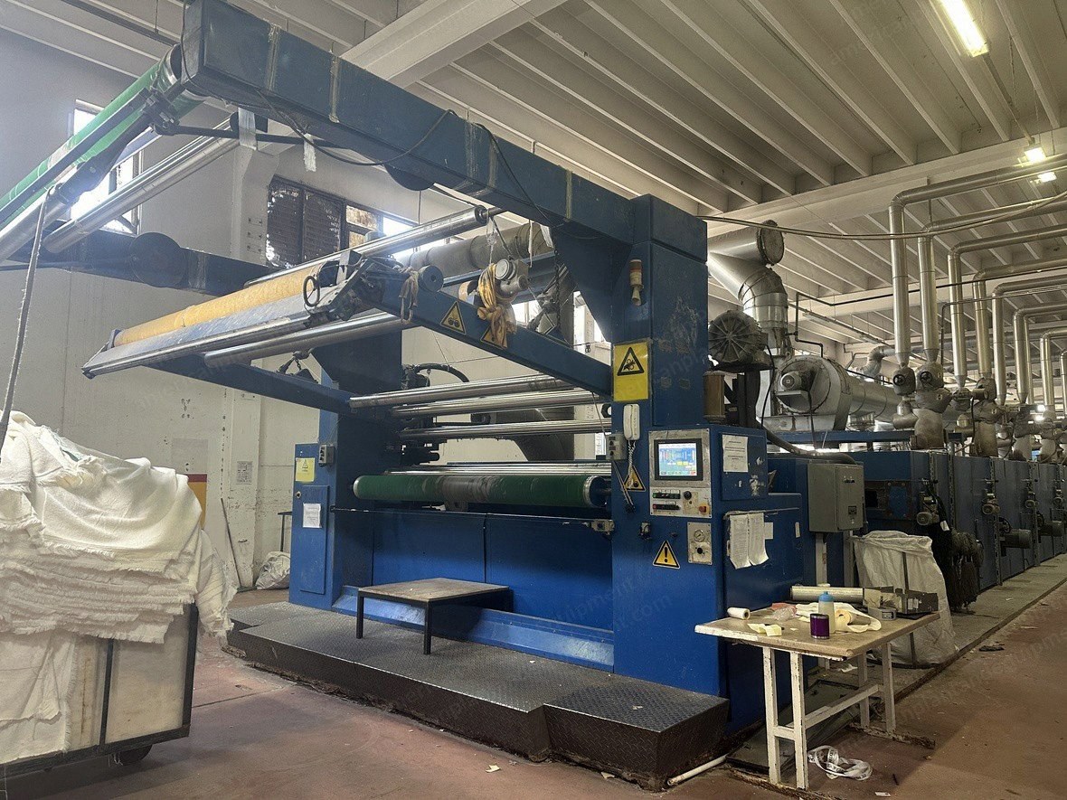 Bruckner Stenter for Woven Fabrics, 2001, 2400mm, 6 Chambers, Hot Oil Heated
