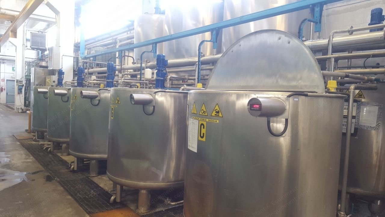 Master, Complete Indigo Slasher, 1995, 2600mm Width, 13 Boxes, 1 Steamer