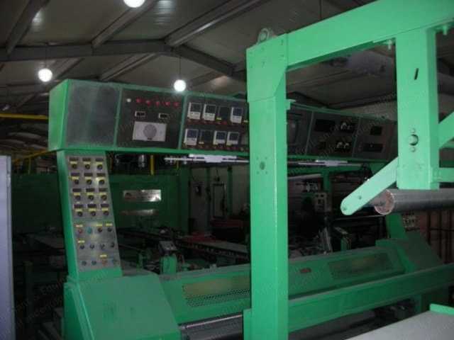 Texpia, Gas Pin Type Tenter Frame, 2010, 2000mm Working Width, 9 Chambers, Gas Heated