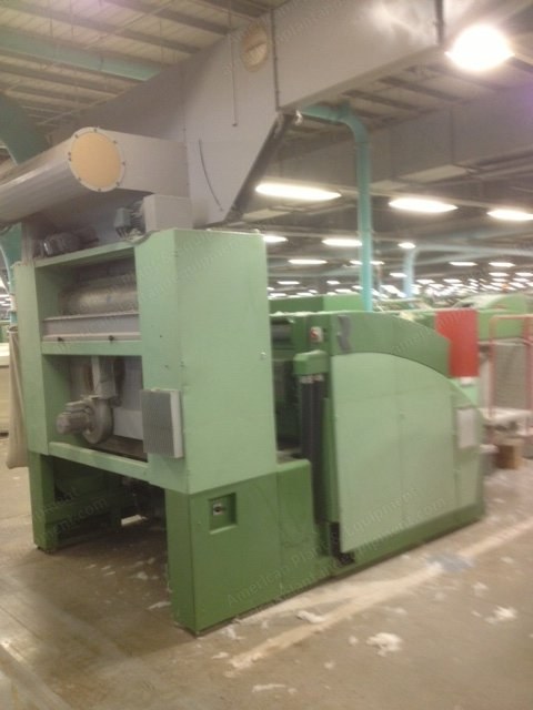 Rieter, B3/4S and C60, 1999 to 2000, Waste Opener and Carding Machine, with SB52 Module, 40x48 inch Can Size
