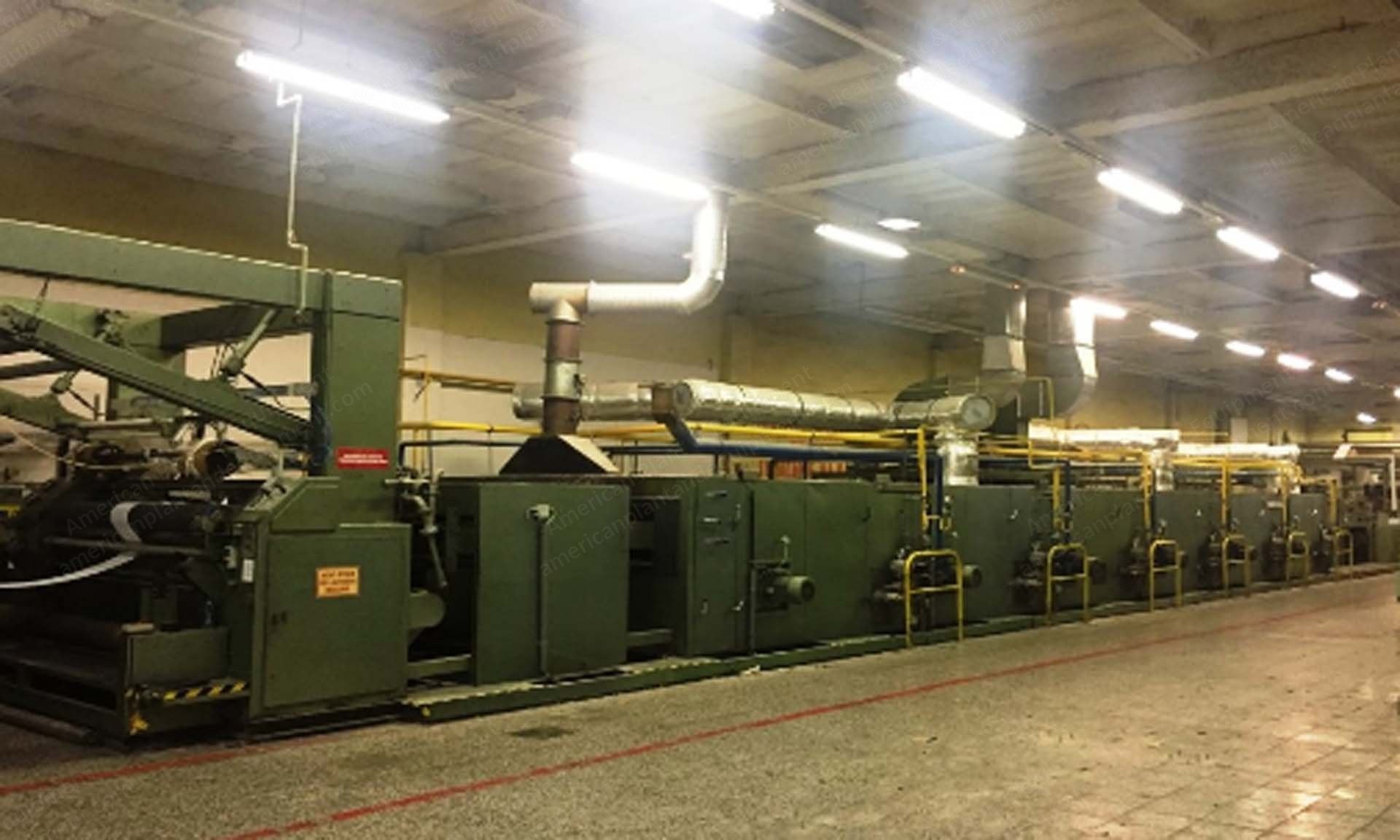 Bruckner Stenter, 1980, 2200mm Working Width, Vertical Chain, 6 Chambers, Gas Heated