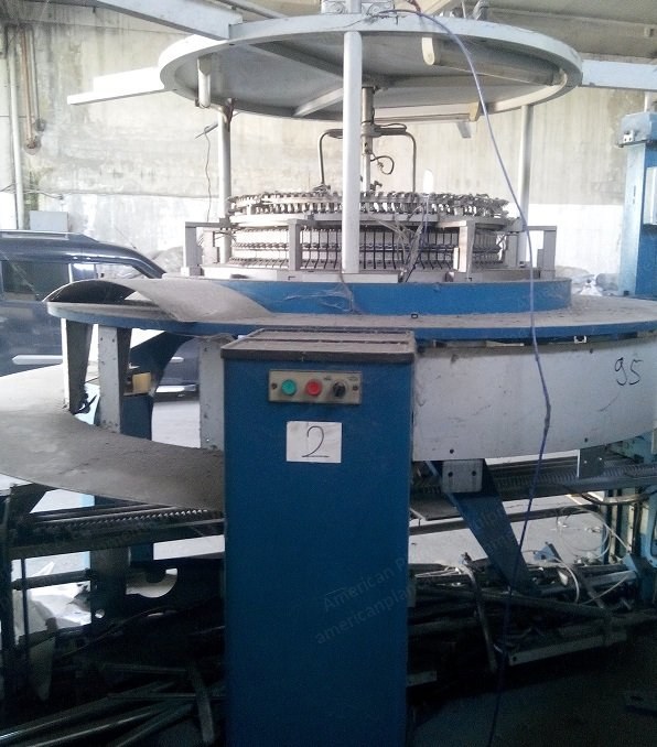 Orizio Circular Knitting Machine, 2005, 34" Diameter, 28 Gauge, Open Width Jersey
