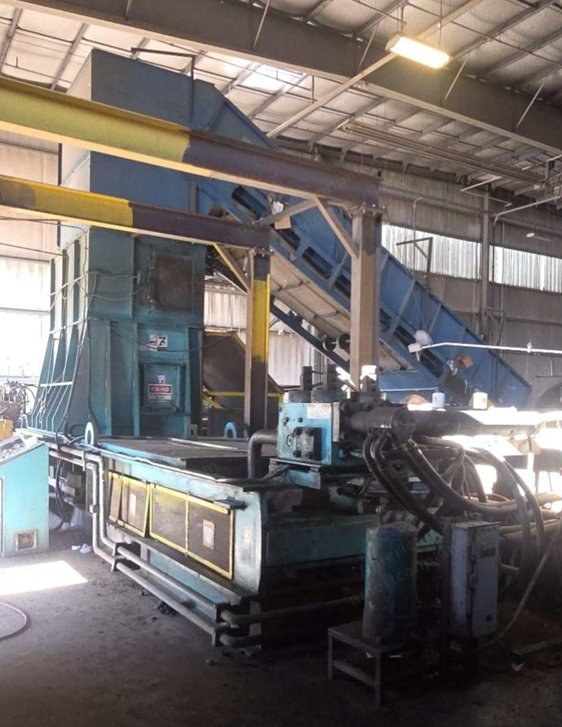 IPS, TR1388-200, 2005, Baler with Tier, 52' Long x 6' Wide Infeed Conveyor