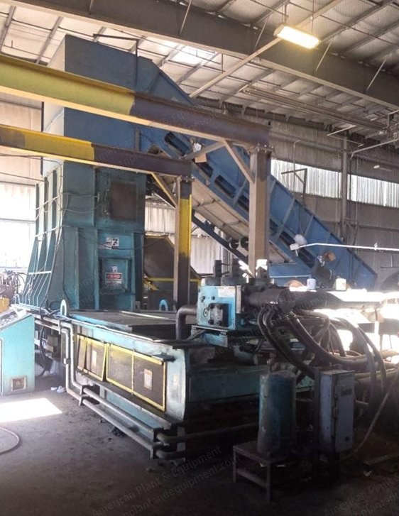 IPS, TR1388-200, 2005, Baler with Tier, 52ft x 6ft Infeed Conveyor, 60789 Hours