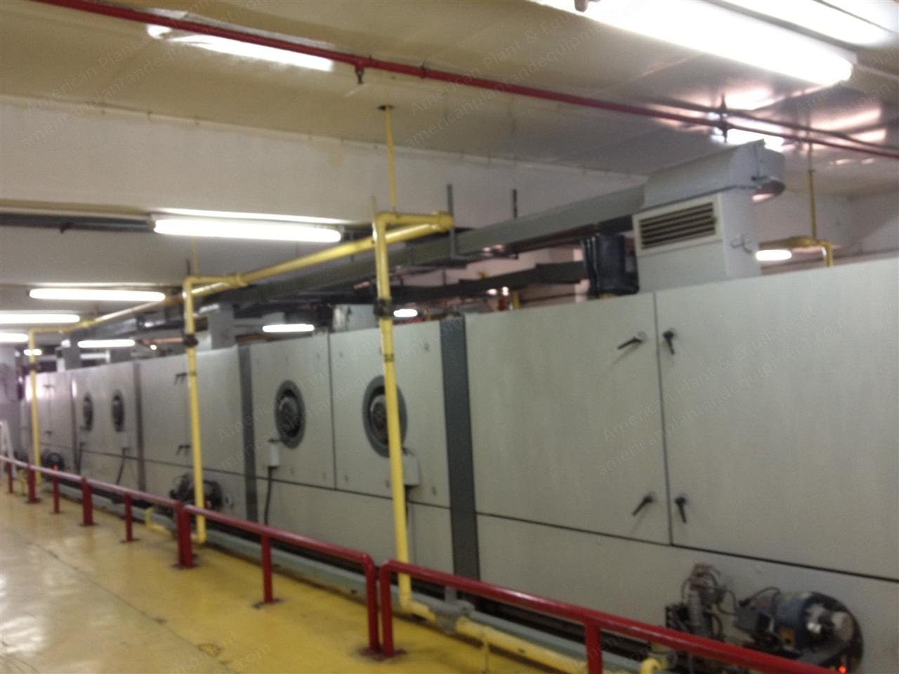 Stork Coating Machine, 1700mm, 1992, with Foaming Generator, 5 Chambers LK Tenter, LPG Gas Heated