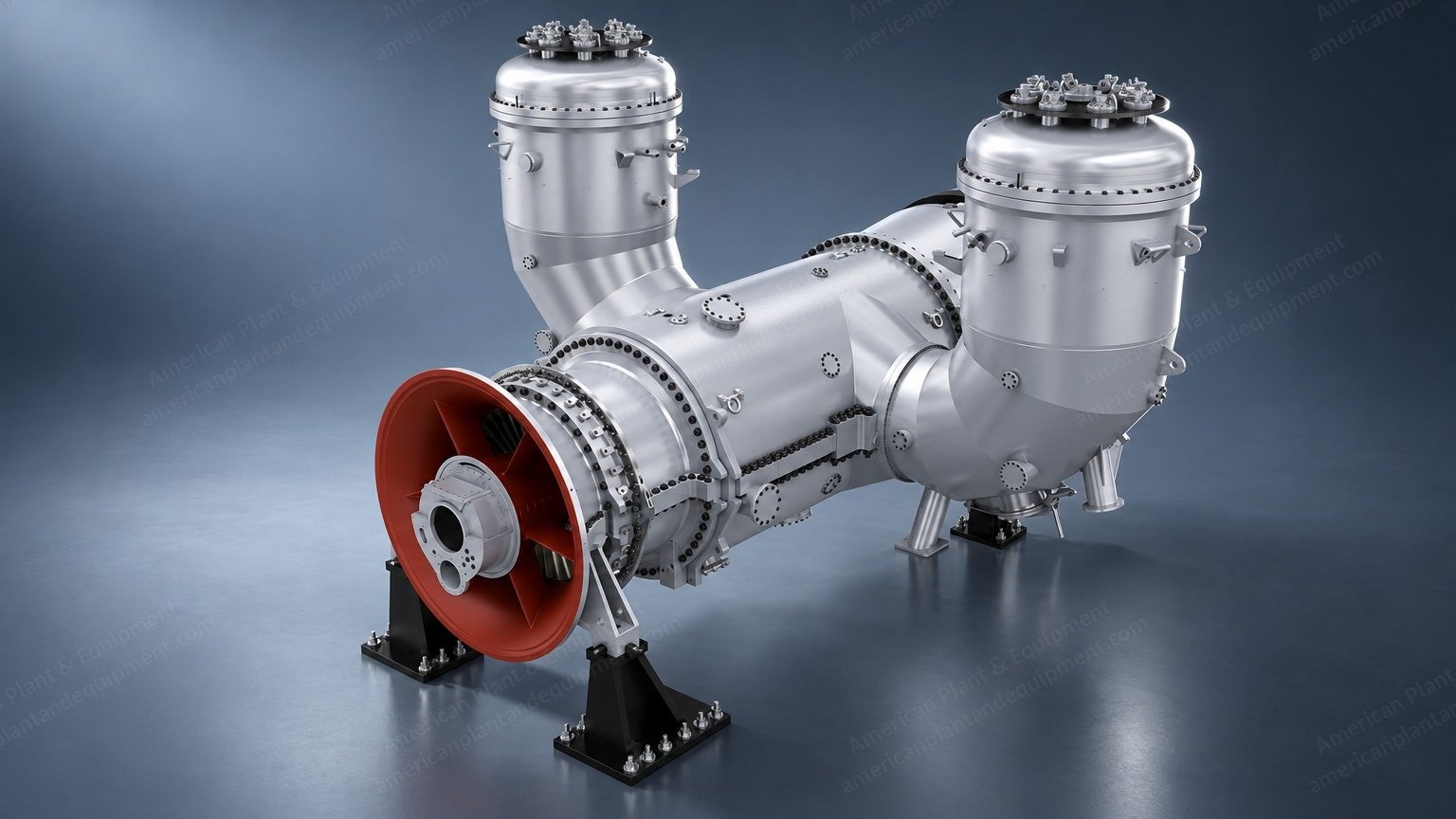 Siemens, SGT5-2000E, 2012, Combined Cycle Power Plant, 738 MW, 3x 166 MW Gas Turbines, 50 Hz, Zero Hours