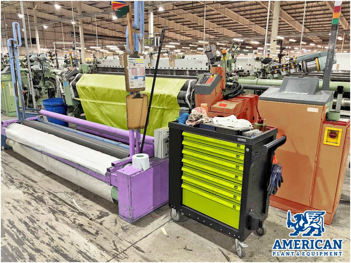 Dornier, PTS4/S, 2007/2008, Rapier Weaving Machine, 2800mm Working Width, 4 Colors, Staubli 2688 Dobby