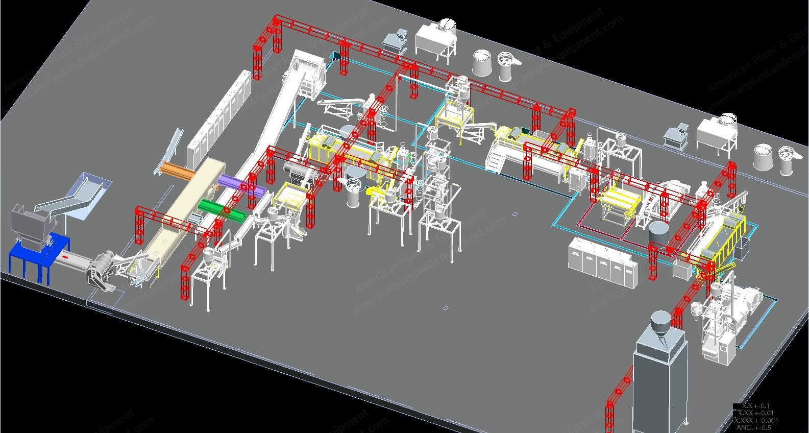 PET Plastic Bottle Recycling Plant, 2000-2500 kg/h Capacity, NIR Detection System