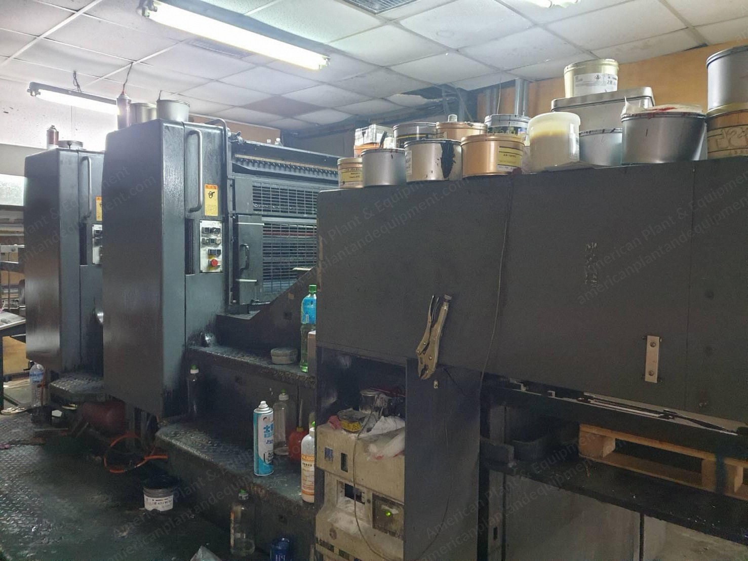 Heidelberg, SM102-2P, 1998, 2 Colors, 720x1020mm, 12000 Sheets/Hour