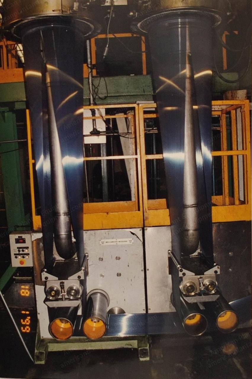 Meccanica Moderna Staple Fiber Extrusion Line, 1992, Polypropylene, 5 to 80 Denier, 130 Tons/3-Shifts Capacity