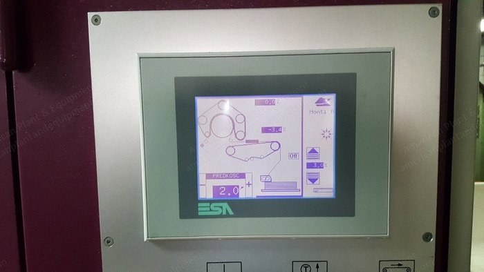 Monti Antonio, 900/1/E, 2006, Tubular Compactor, Working Width 1400mm, Electrical Heating