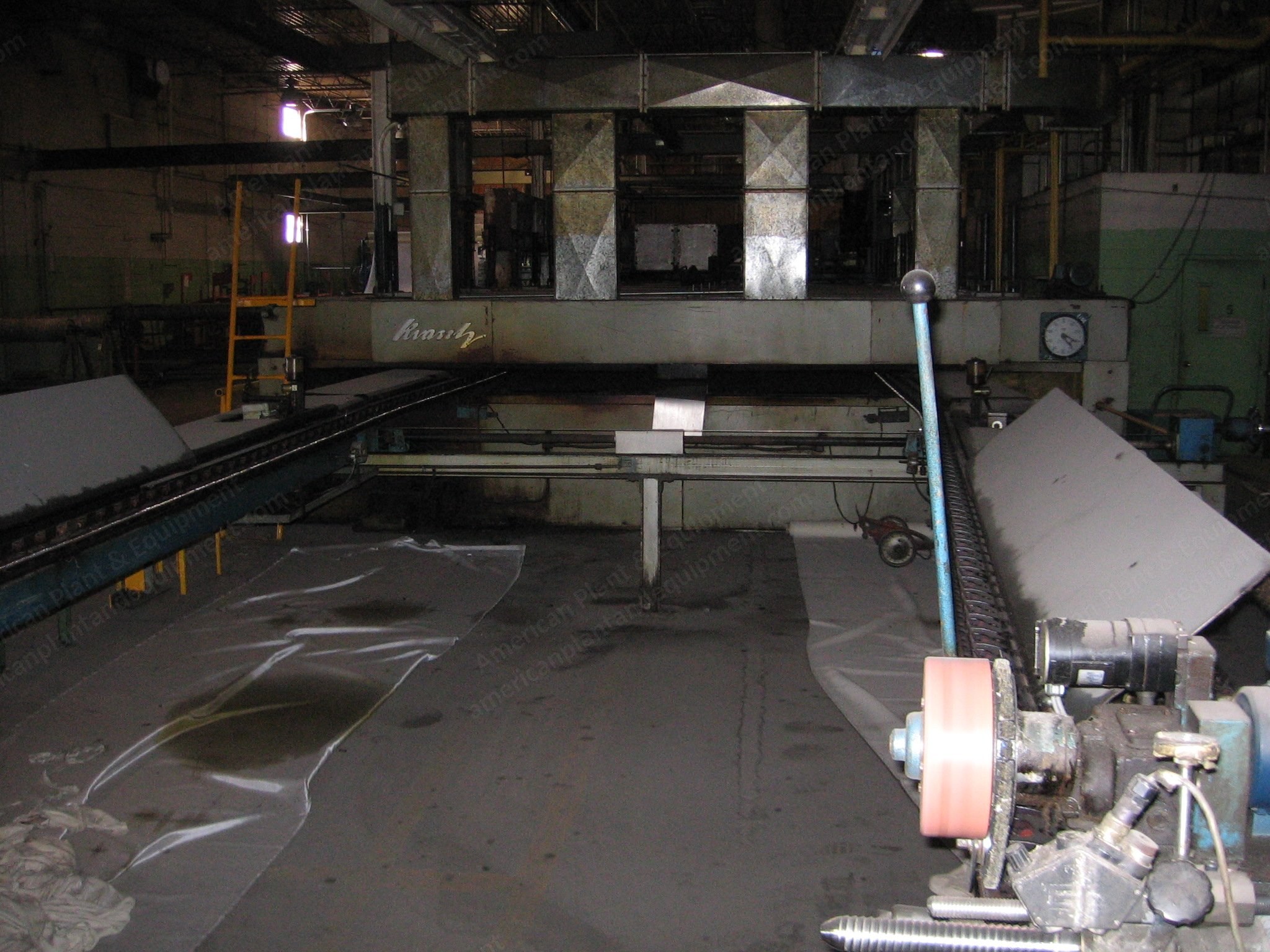 Krantz, K8, 1980, 4800mm Working Width, 5 Zones, Natural Gas Heated, with Mahlo Weft Straightener & Kuesters Padder