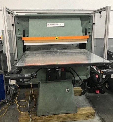 Schwabe USA, DG35, 35 Ton Die Cutting Press, 30x34 inch Head & Bed, 5 inch Stroke