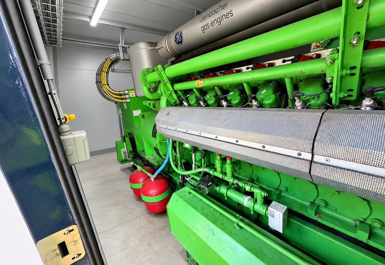 Jenbacher, JGS 320 GS-B.L, 2015 and 2018, Biogas CHP Generator Sets, 1,067 kW, 400 V, 50 Hz, Containerized, 2 Units