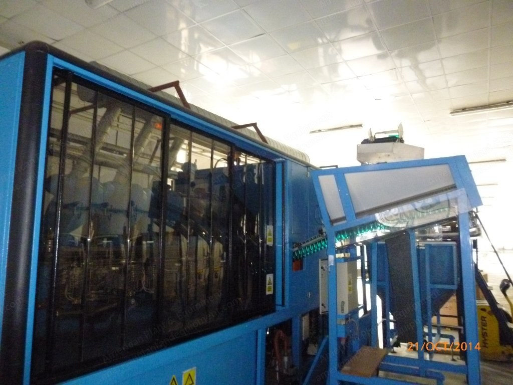 Sipa, SF 8/3, 2003, Linear Reheat Stretch Blow Moulding Machine, 5.0L PET Bottle Capacity, 8 Cavities