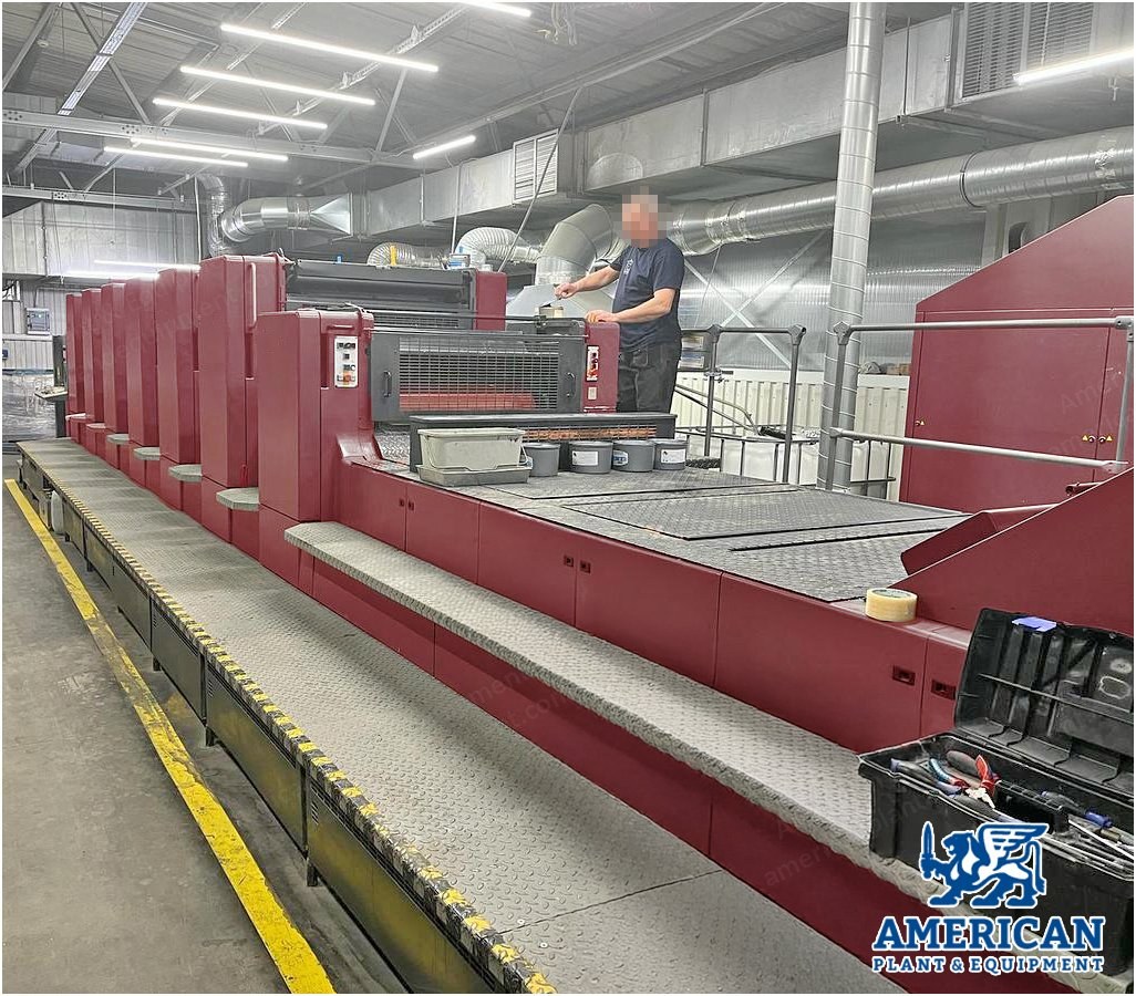 Heidelberg, CD 102-6+LX, 1996, 6 Colors, Coating Unit Anilox System, CPC 1-04, IR Dryer