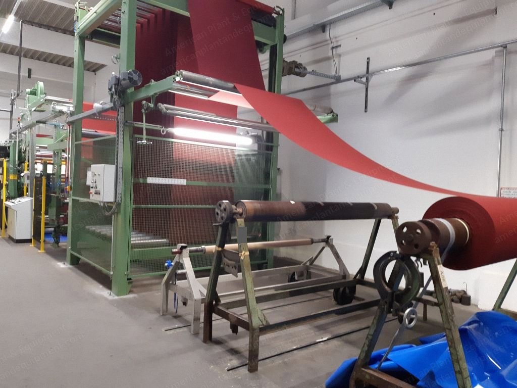 Kusters, 213.40-1800, 1986, 3-Roll Calender, 1800mm Width, 45 Tons Line Force