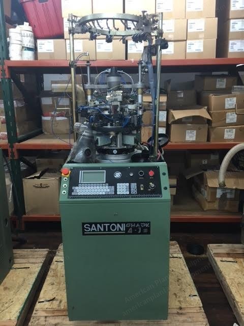Santoni, Shark-J, Sock Knitting Machines, Cylinder 4" and 4.5", Gauge 6 and 10