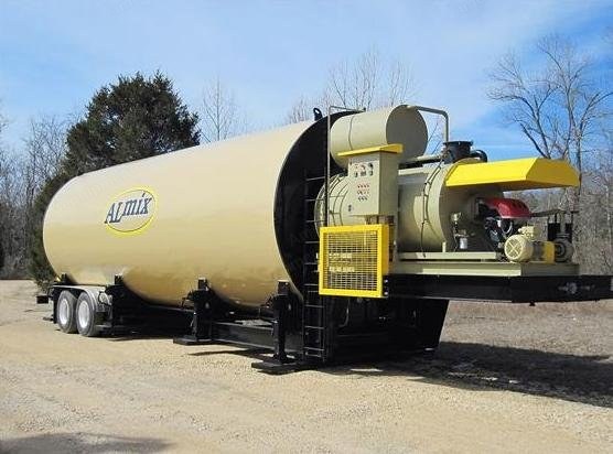 Almix, 6626, 2009, 140 TPH Capacity, 66" x 26' Drum Mixer, Portable