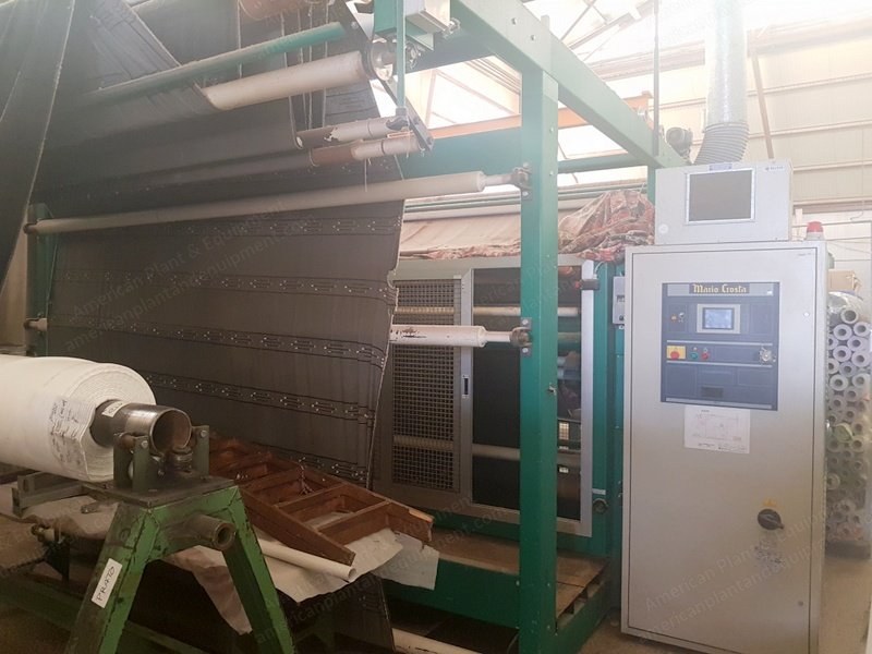 Mario Crosta, C90, 2001, Shearing Machine, Working Width 3200mm, High Inlet, Plaiter Exit
