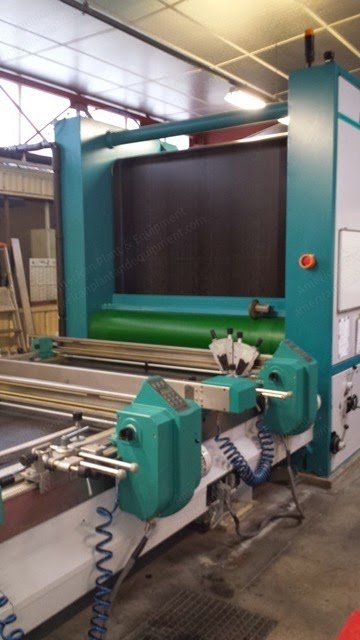Buser, QF7 1680/28/14L, 2003, Flat Bed Printing Machine, 1680mm Width, 14 Colors, 28m Table Length